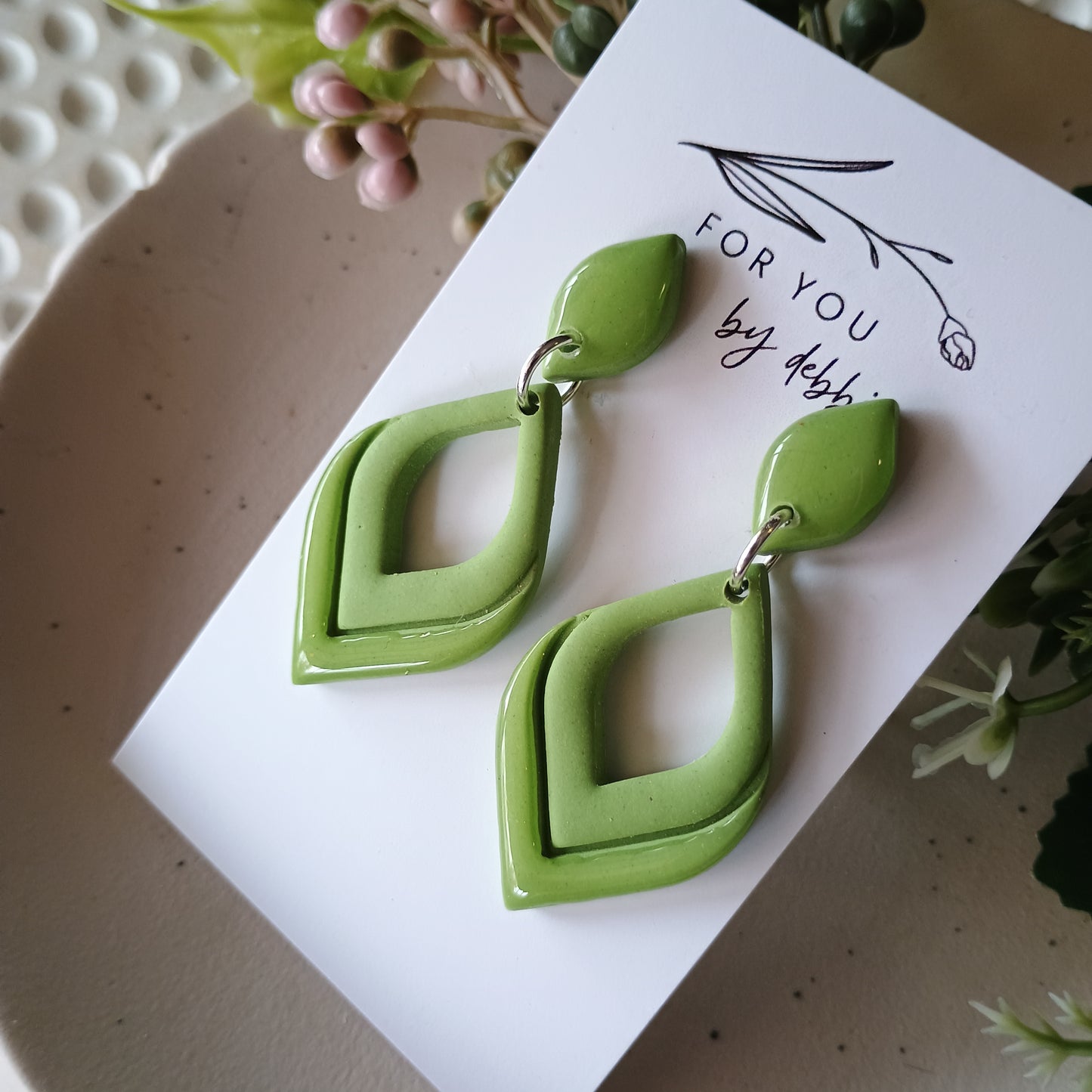 Nikki dangles- green