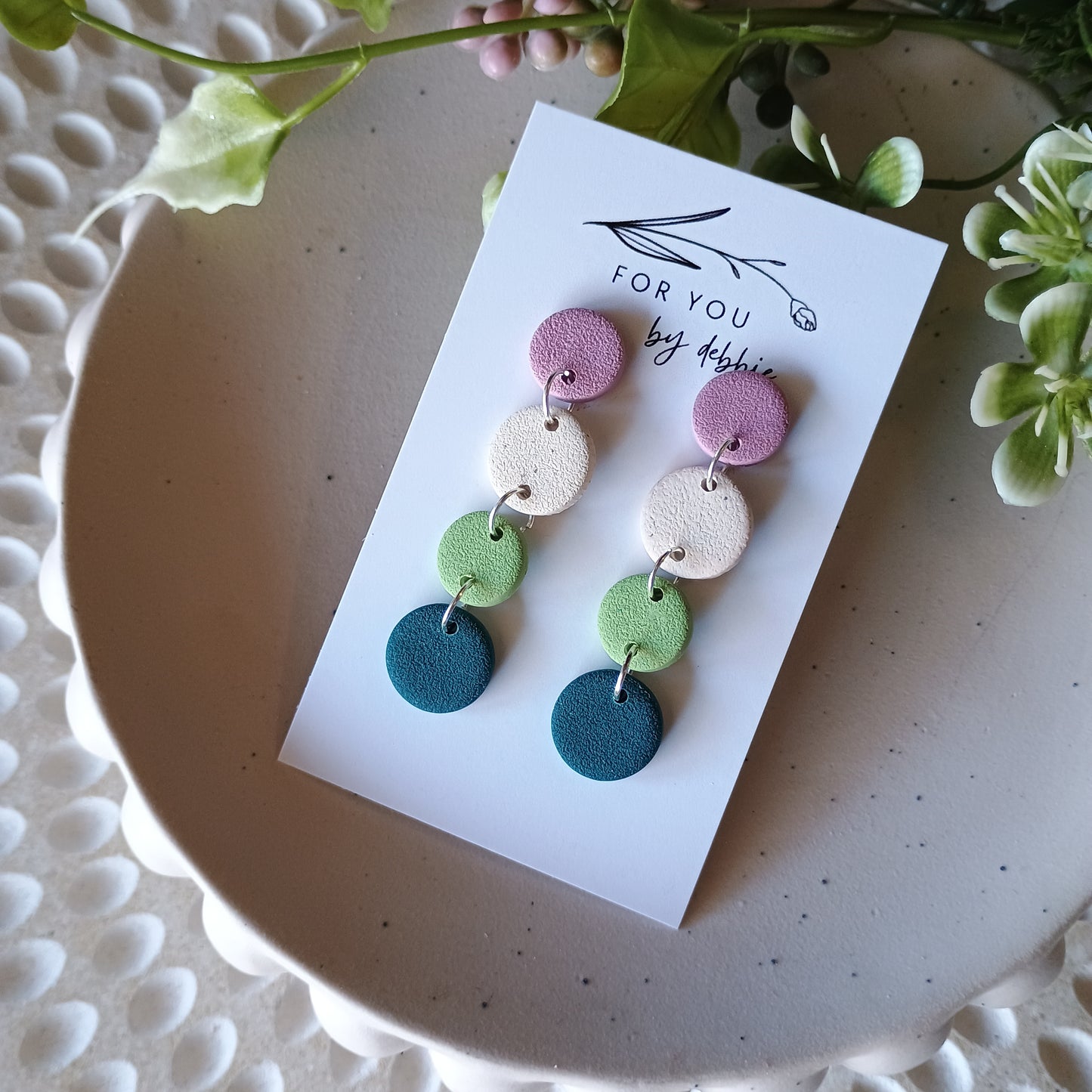 Dottie dangles- cool tone