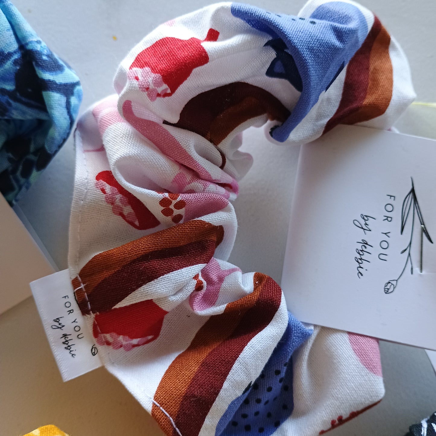 Hair scrunchies- assorted colours