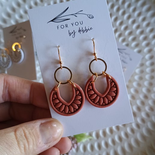 Bella dangles- Terracotta