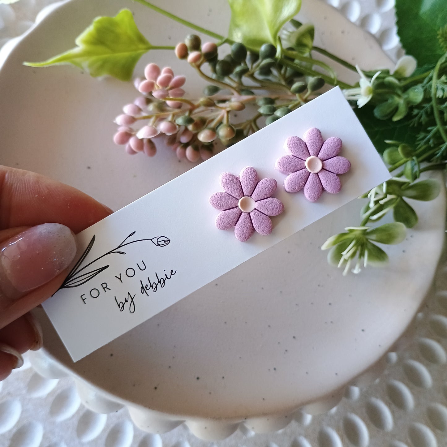 Flora studs - spring assortment