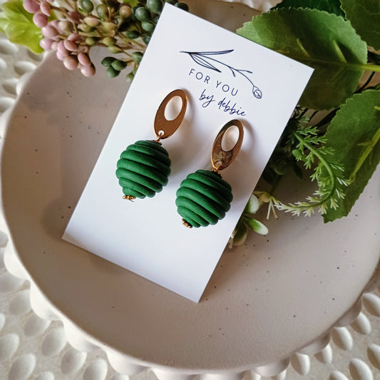 Miranda dangles- forest green