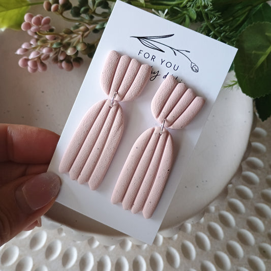 Gina dangle- pink pastel