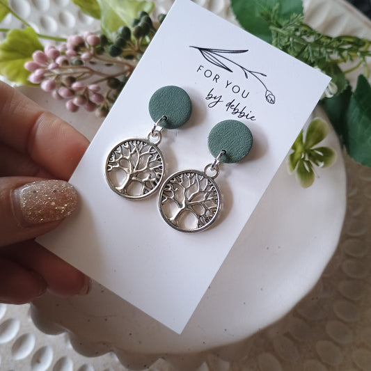 Sale dangles- green tree of life