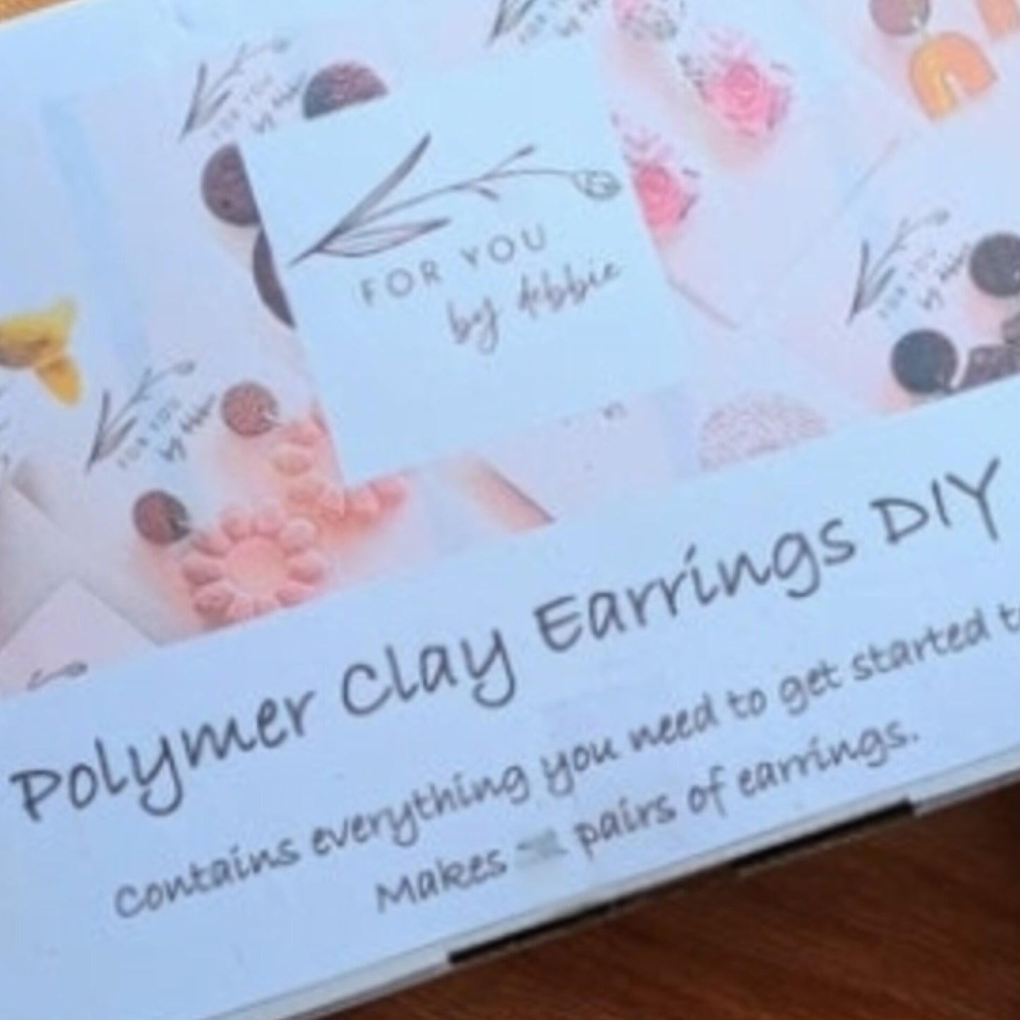 DIY polymer clay earring kit - make your own 10 earrings!