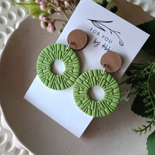 Rachel dangles- green